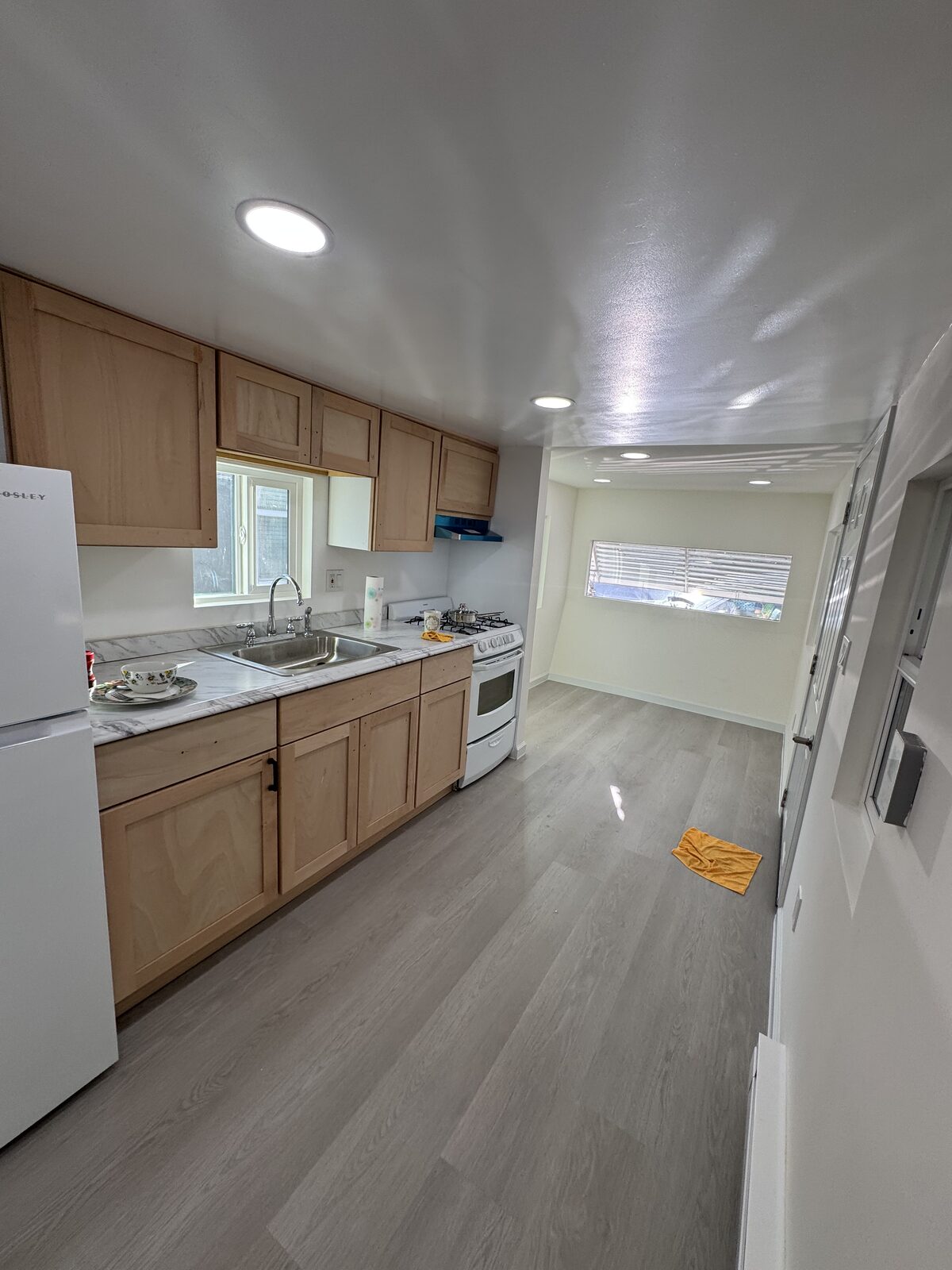 New counters and cabinetry
